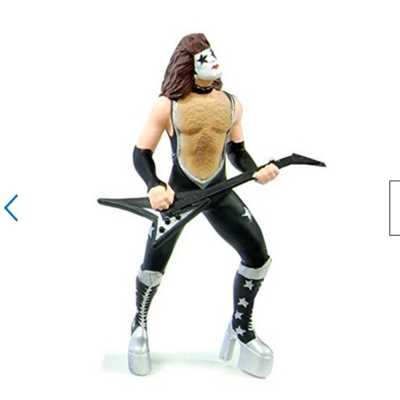 Rare Kiss Action Figurine one 4 in Starchild Playing Guitar - Picture 1 of 4